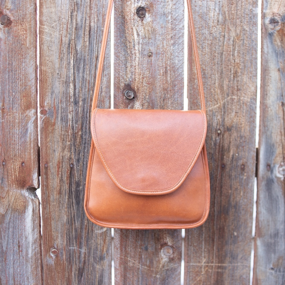 Vintage Coach Lindsey Bag #9888 British Tan